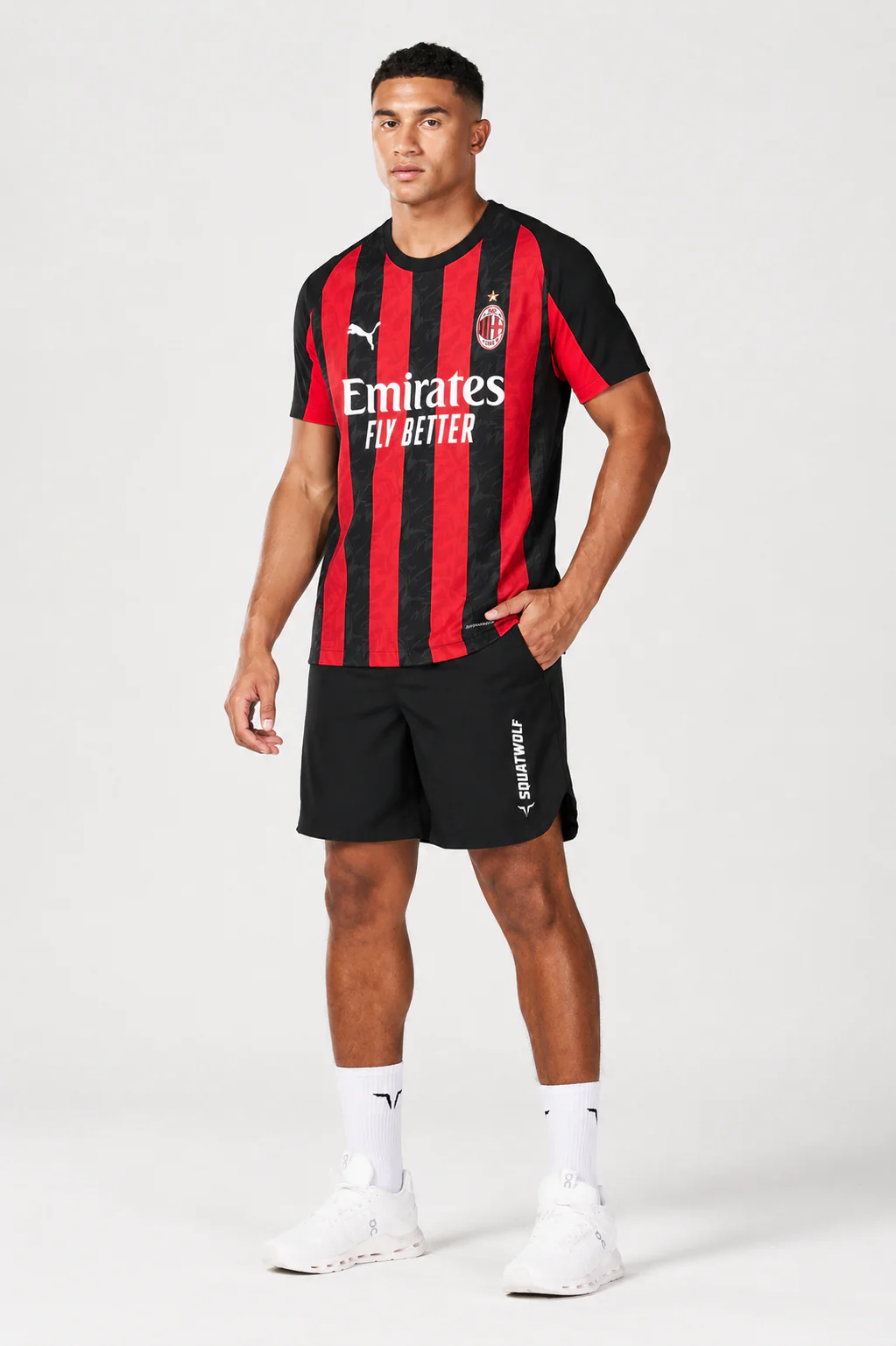 T-shirt AC Milan 2025/2026 – Supporter Officiel - Image 3