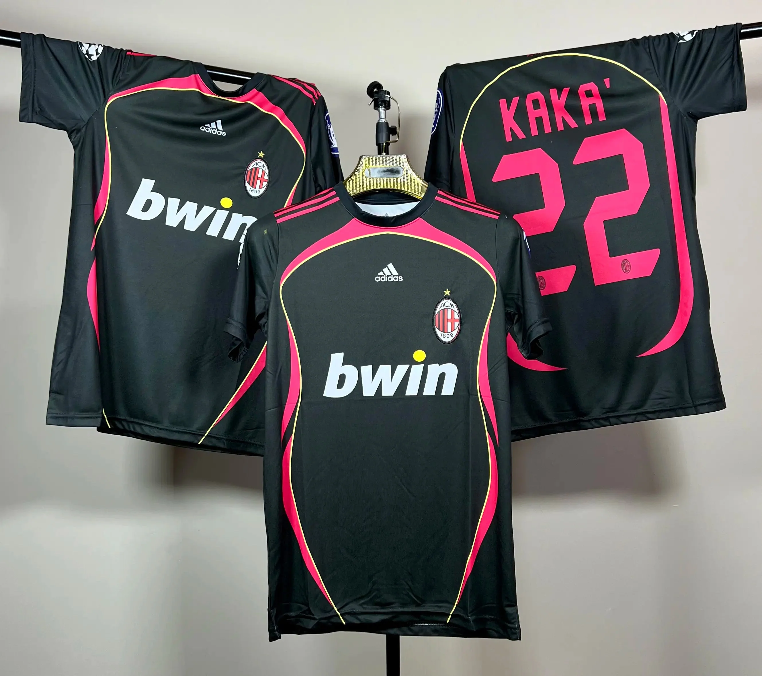 T-Shirt AC Milan saison 2006-2007, KAKA - Image 2