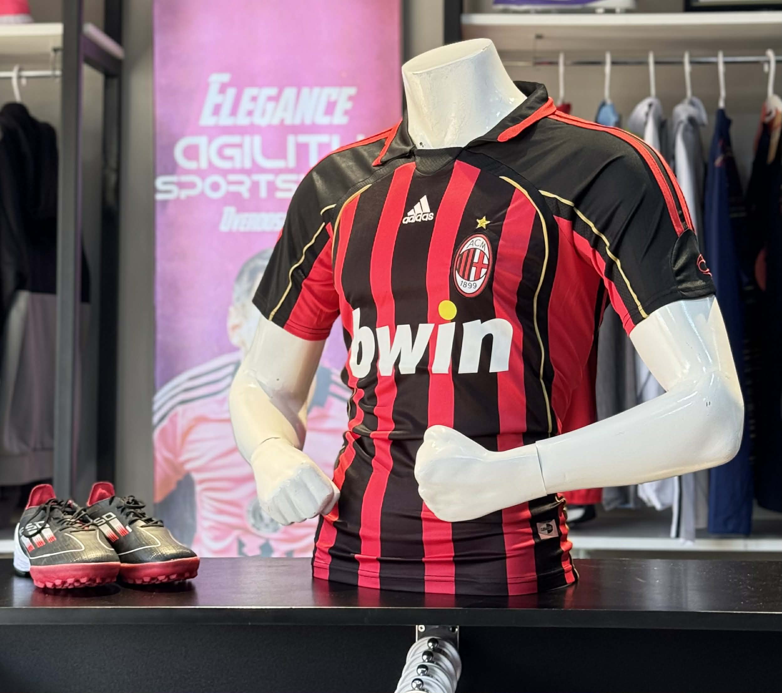 T-shirt vintage domicile AC Milan, saison 2006-2007 - Image 3