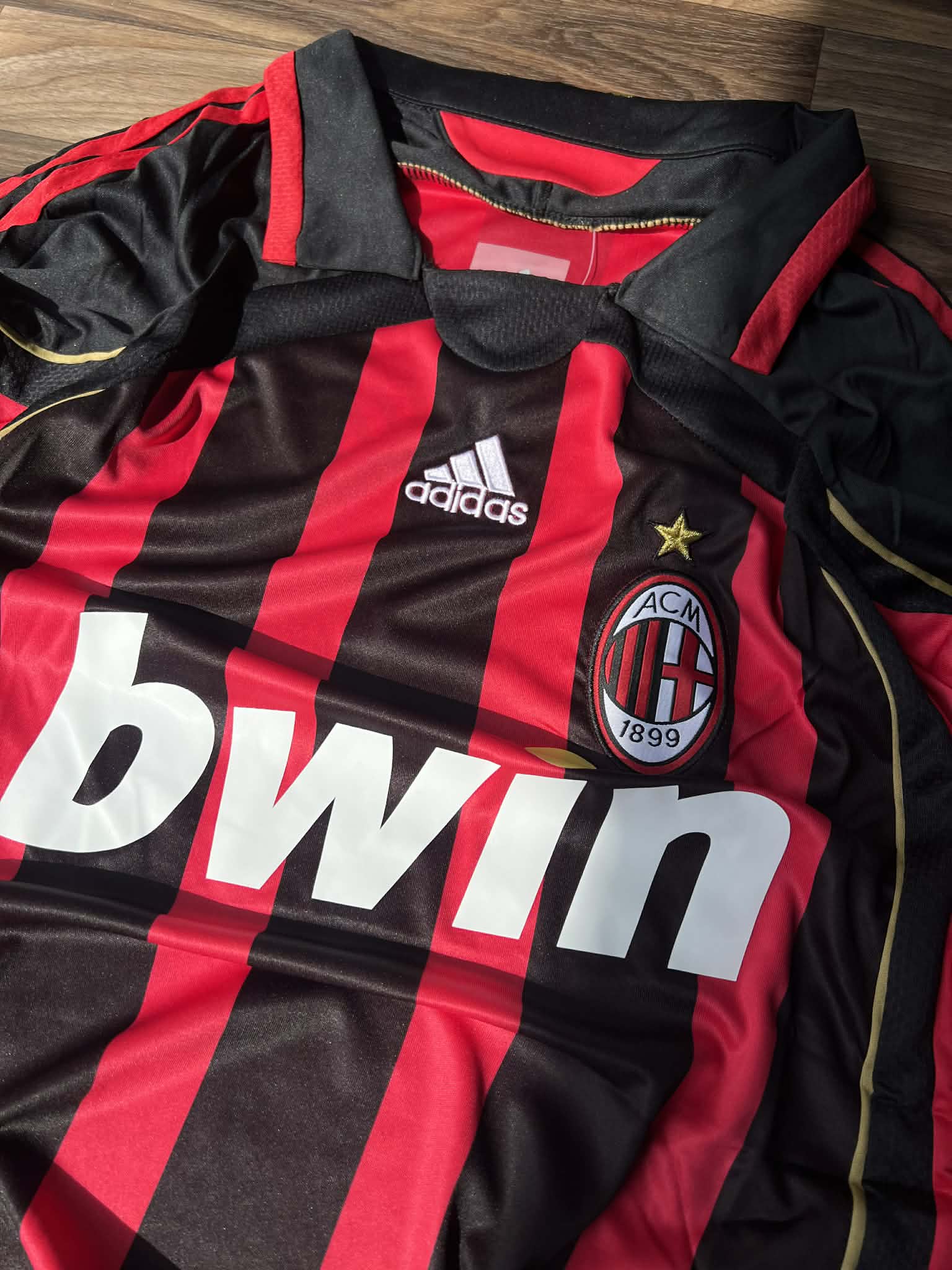 T-shirt vintage domicile AC Milan, saison 2006-2007 - Image 4