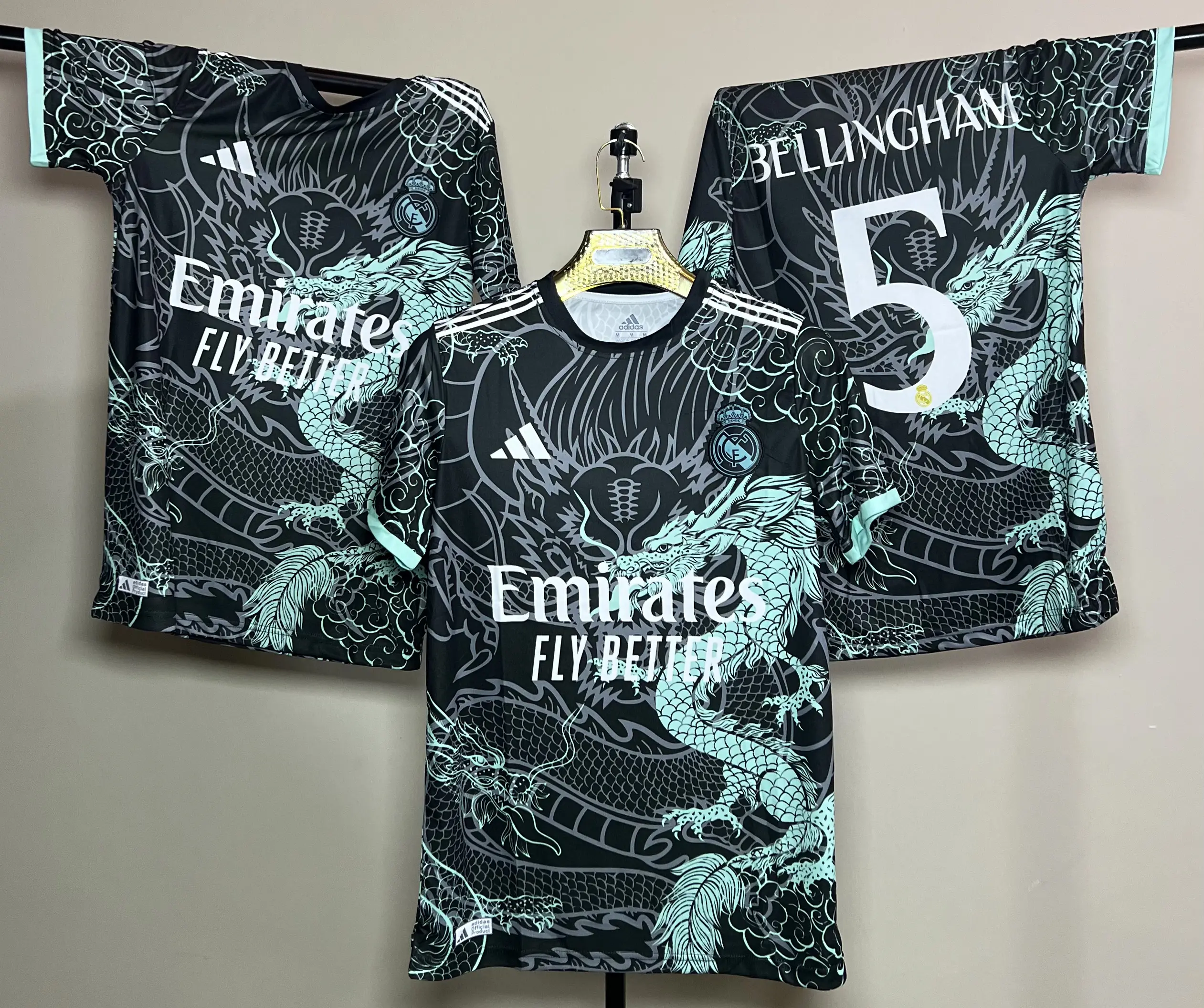 T-shirt Real Madrid Dragon – Édition Bellingham