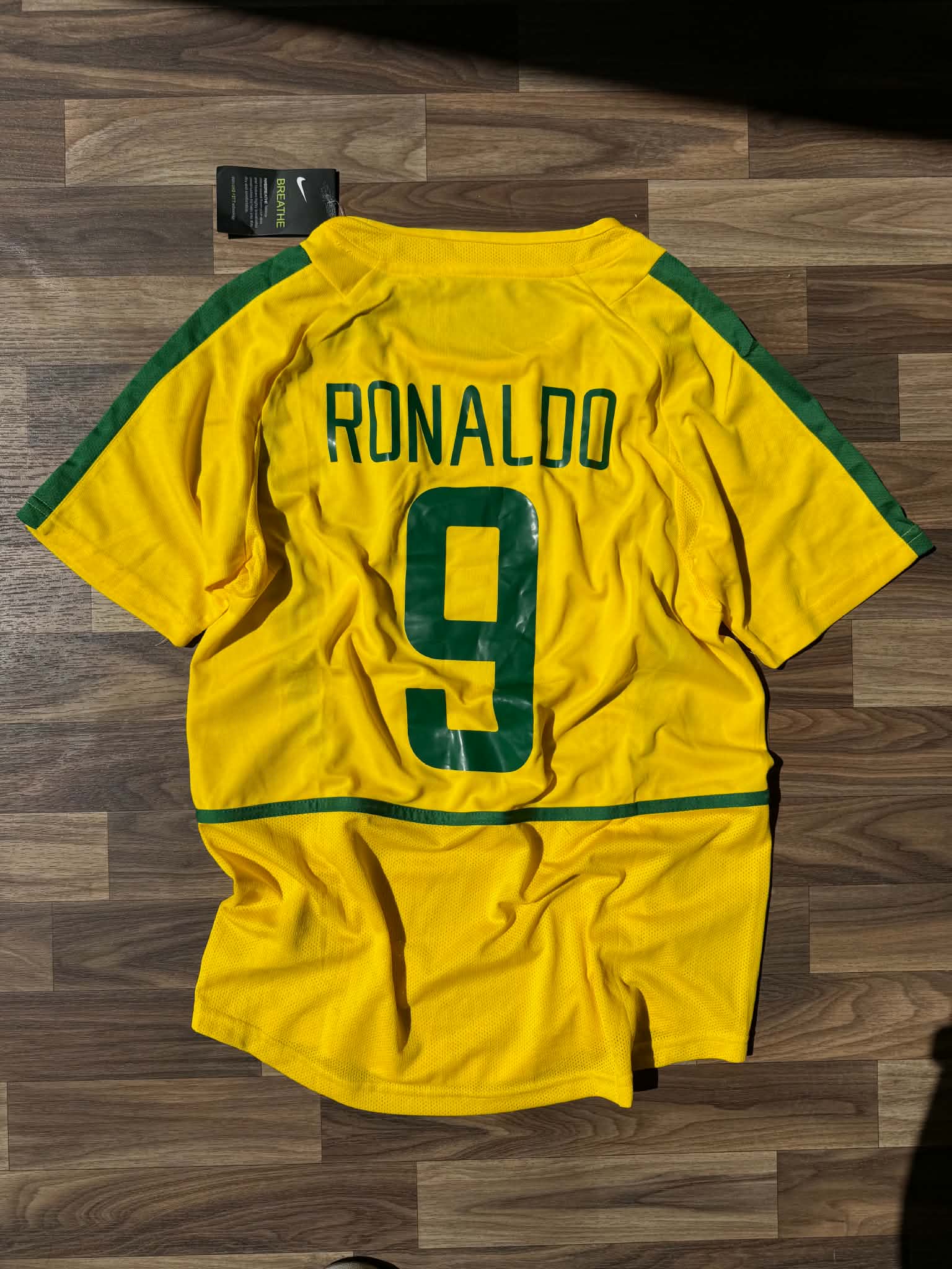 T-shirt vintage brésil coupe du Monde 2002, Ronaldo 9 - Image 6