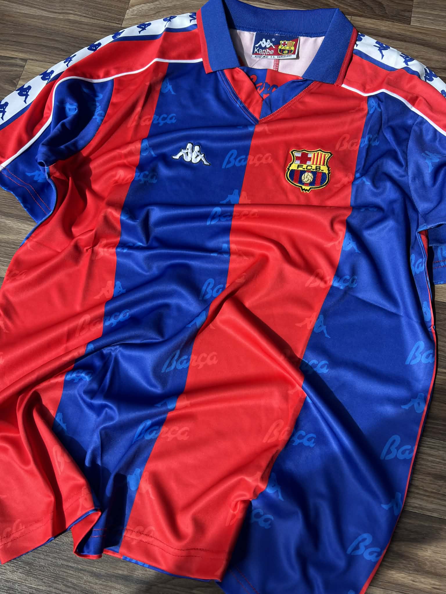 T-shirt vintage du FC Barcelone, des saisons 1992 à 1995 - Image 5